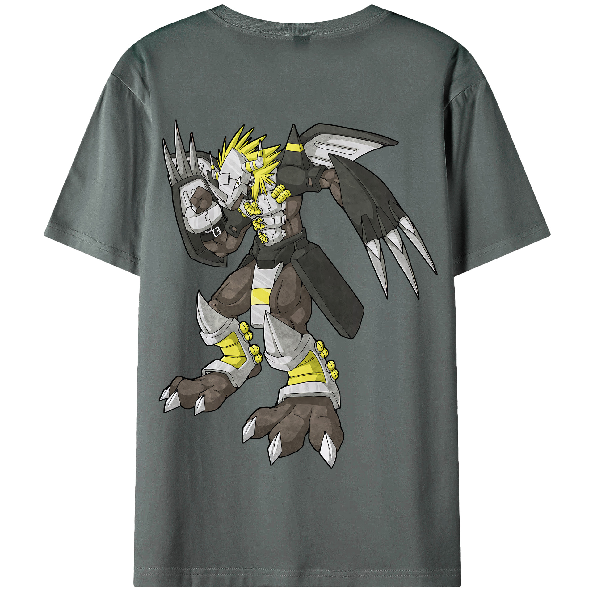 （画像用） Digimon デジタルモンスター/デジモン 綿100％半袖Tシャツ（背面プリント）